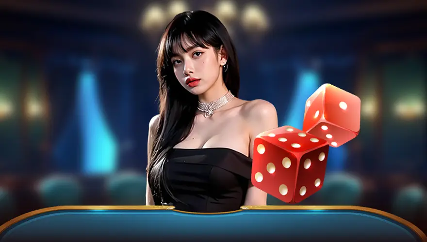 Chơi bài blackjack trong sảnh của một khách sạn hạng Gg88 - Gg88